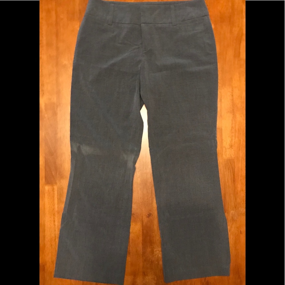 EUC AB Studio gray dress pants size 8 Short